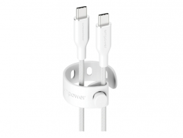 Empower by PanzerGlass 240W USB-C 1,2m-es töltőkábel (EM77569) ezüstfehér